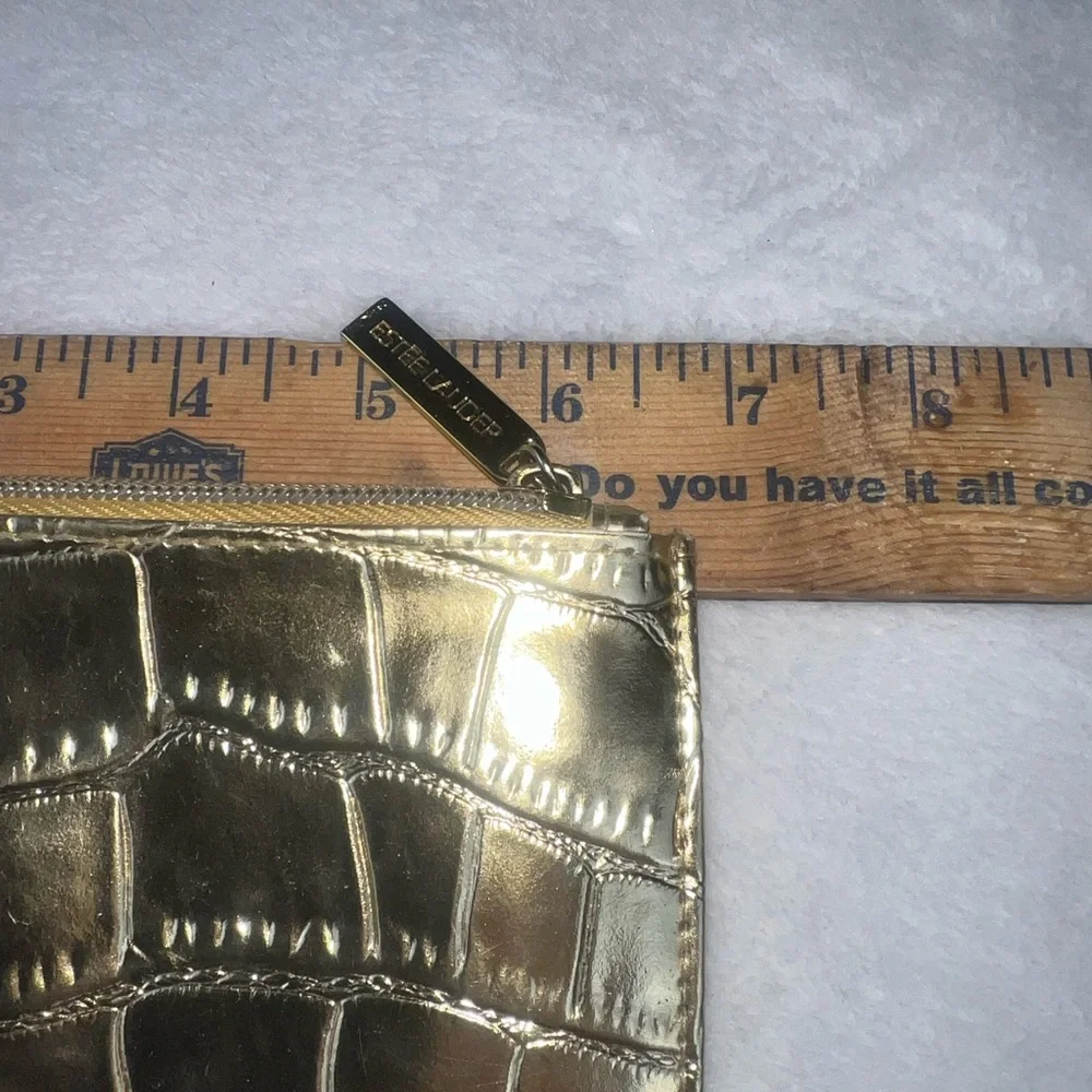 2 X Estee Lauder Makeup Bags‎ Braided New & A Snake Skin Used